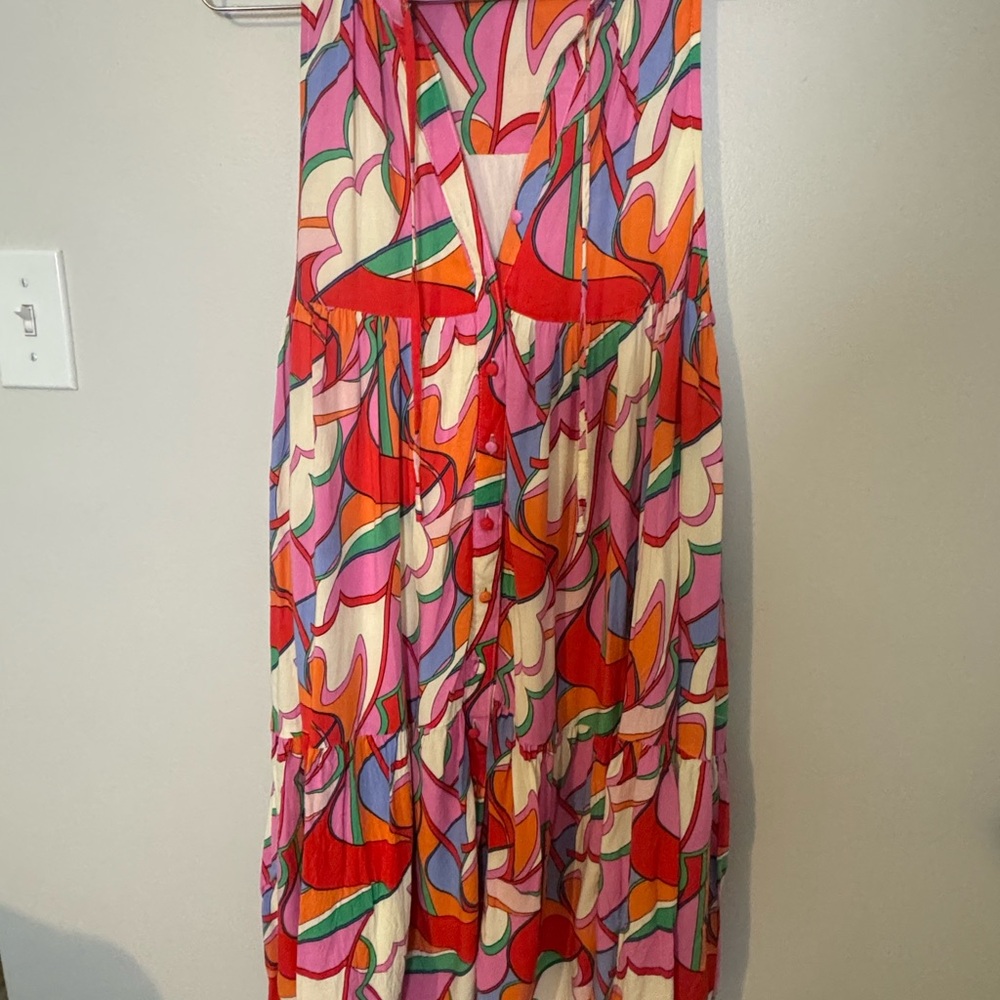 Vibrant Multicolor Sleeveless Dress